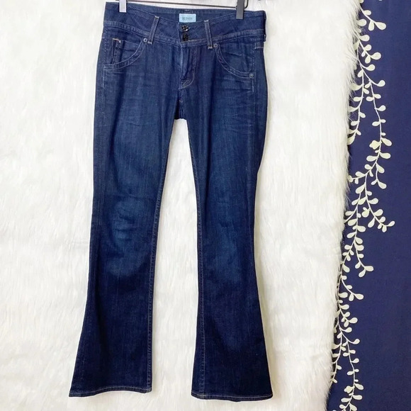 HUDSON Bootcut Flap‎ Pocket Dark Wash Jeans - Picture 1 of 5